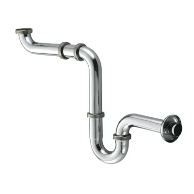 Kludi Siphons - cauruļveida sifons, vietu taupošs modelis, hroms 1025505-00