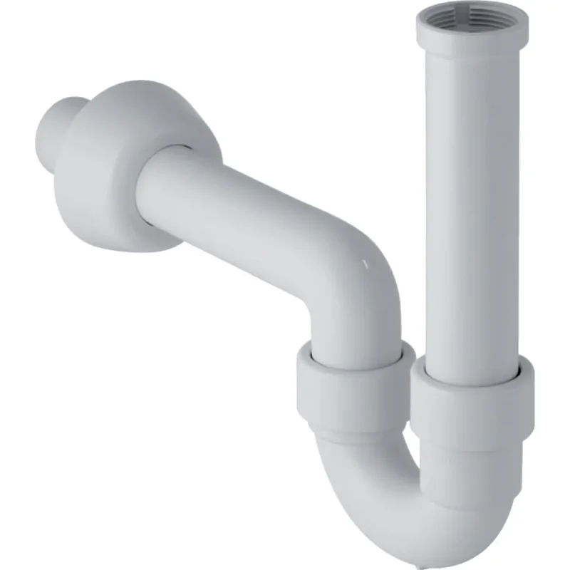 Geberit aksesuārs - cauruļu smaku aizturētājs izlietnēm un bidē, horizontāla notece, d 40 mm, Alpu balts 151.100.11.1