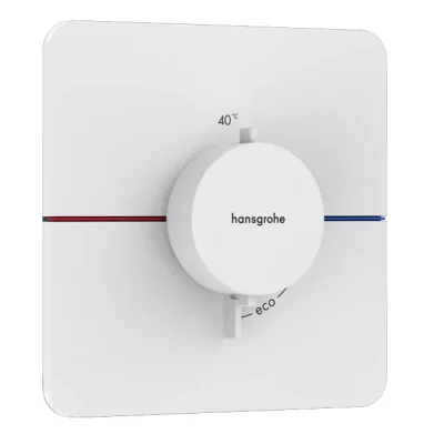 Hansgrohe ShowerSelect Comfort - zemapmetuma termostata maisītājs, balts matēts 15588700