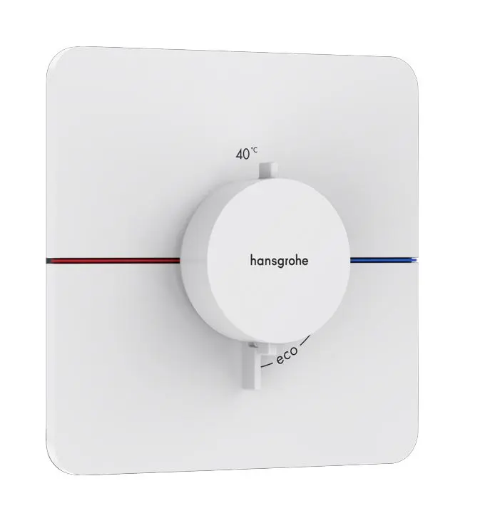 Hansgrohe ShowerSelect Comfort - zemapmetuma termostata maisītājs, balts matēts 15588700