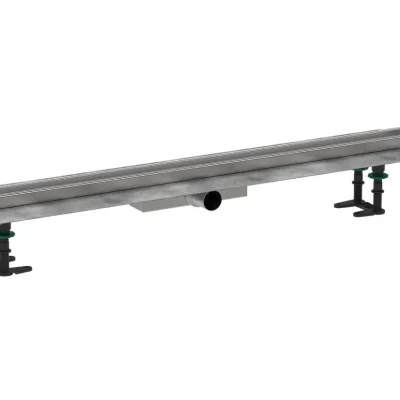 Hansgrohe RainDrain Compact - dušas renīte 100 cm flīžu ievietošanai, ar režģi 56171000