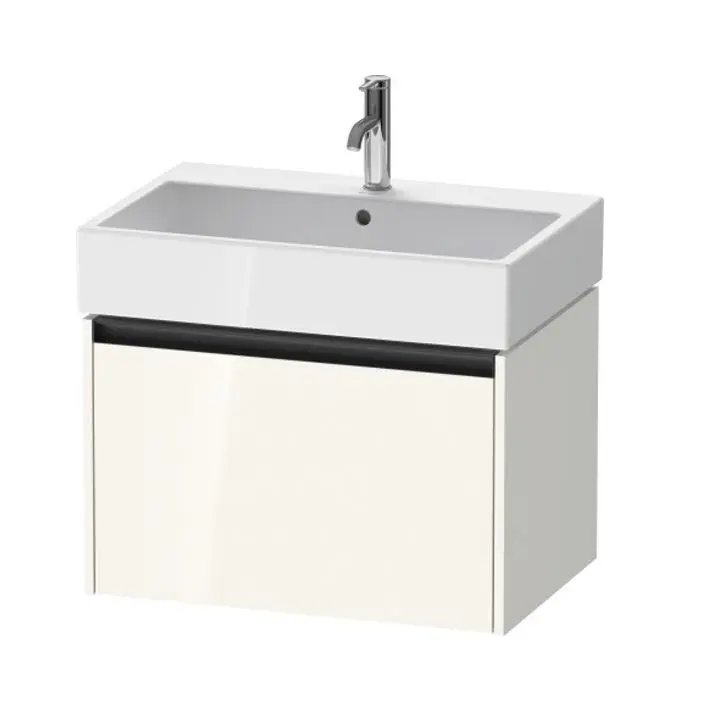 Duravit Ketho.2 - izlietnes skapītis, 44x68x46 cm, 1 atvilktne, balts spīdīgs K25076022220000