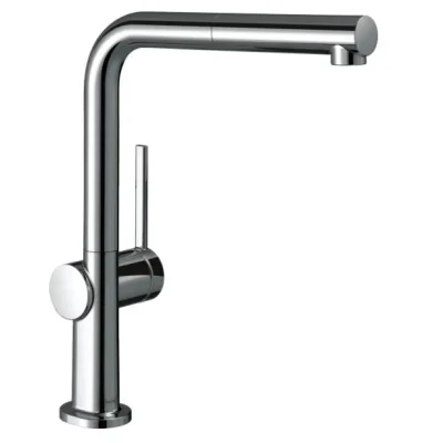 Hansgrohe M54 - virtuves izlietnes maisītājs Talis, ar izvelkamu izteku, EcoSmart, hromēts 72845000