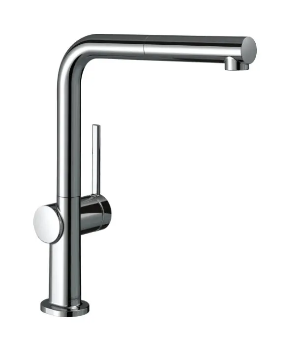 Hansgrohe M54 - virtuves izlietnes maisītājs Talis, ar izvelkamu izteku, EcoSmart, hromēts 72845000