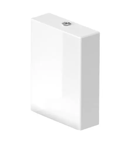 Duravit Viu - skalošanas tvertne, ūdens pieslēgums apakšā pa kreisi, Dualflush, balts 0942000005