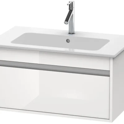 Duravit Ketho - izlietnes skapītis 41x80x48 cm, 1 atvilktne, balts pulēts KT641902222