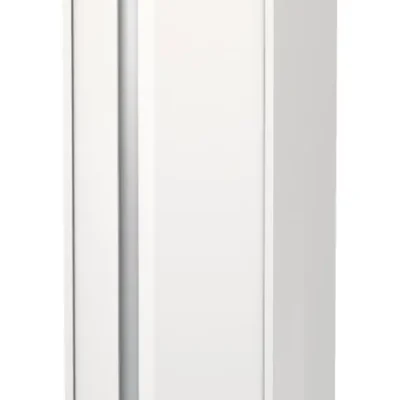 Duravit Ketho - augstais skapis 132x40x36 cm, pa labi, balts spīdīgs KT1257R2222