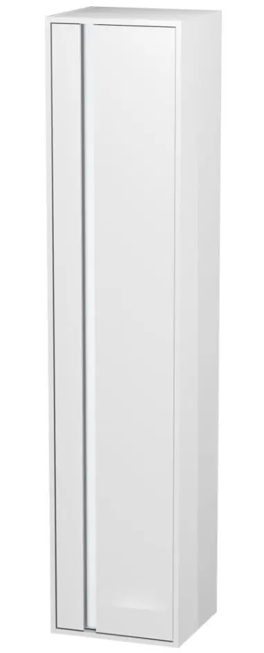 Duravit Ketho - augstais skapis 180x40x36 cm, labais, balts spīdīgs KT1255R2222