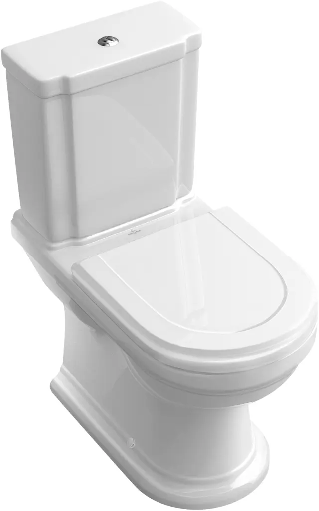 Villeroy & Boch Hommage - stāvošais WC, 37x73 cm, balts - pods 666210R1