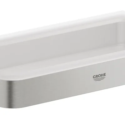 Grohe QuickFix Start Cube - plaukts, garums 20 cm, Supersteel 41107DC0