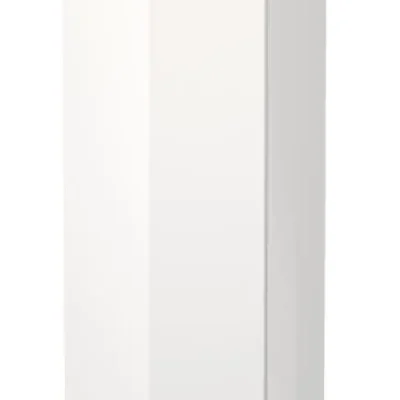 Duravit L-Cube - augstais skapis 132x40x36 cm, kreisais, balts spīdīgs LC1178L2222