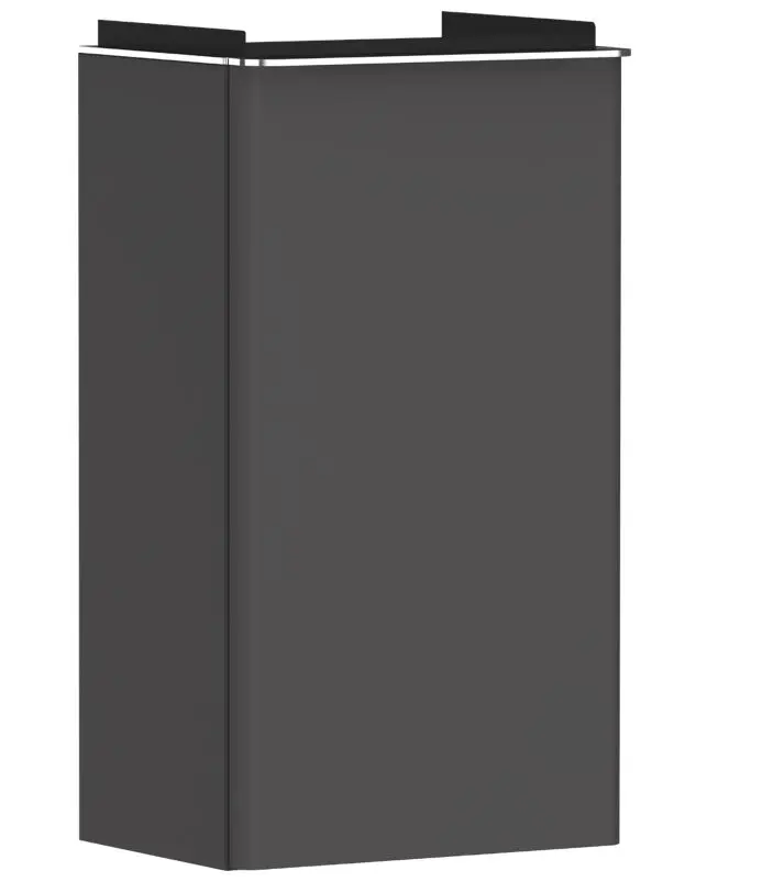 Hansgrohe Xelu Q - izlietnes skapītis, 63x34x27 cm, 1 durvis, eņģes labajā pusē, matēti pelēks/hroms 54016000