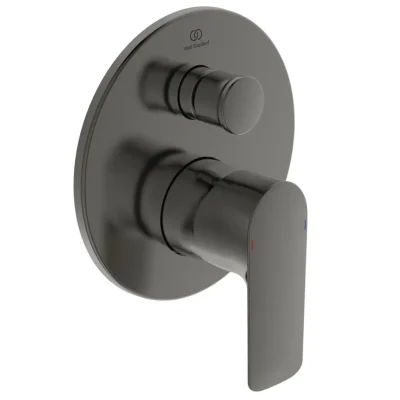 Ideal Standard Connect Air - zemapmetuma vannas maisītājs, 2 patērētāji, Magnetic Grey A7035A5