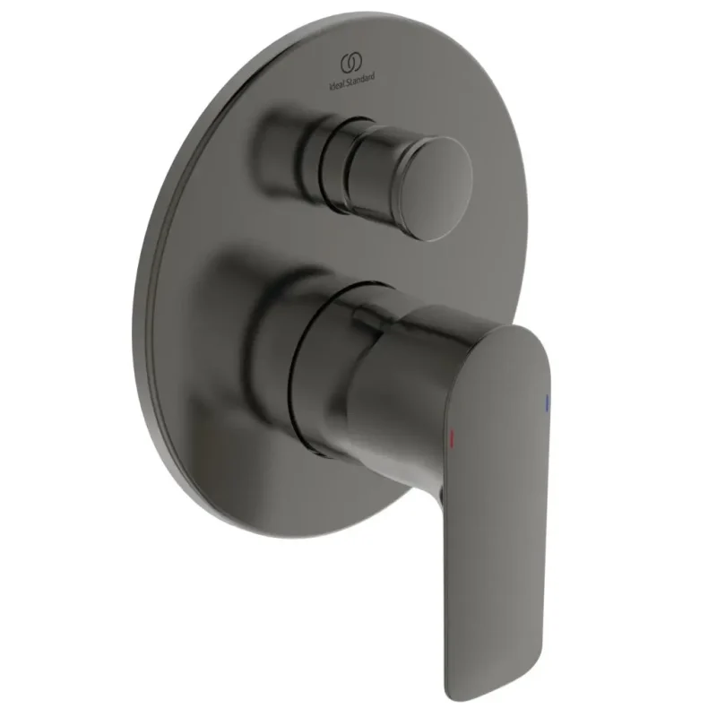 Ideal Standard Connect Air - zemapmetuma vannas maisītājs, 2 patērētāji, Magnetic Grey A7035A5