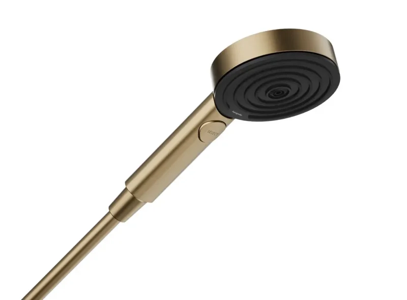 Hansgrohe Pulsify Select - rokas duša Relaxation 105, 3 strūklas veidi, EcoSmart, birstēta bronza 24111140