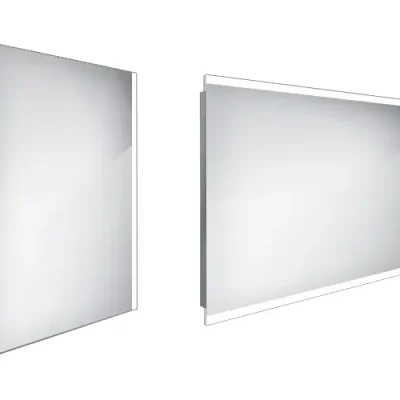 Nimco spogulis - spogulis ar LED apgaismojumu, 60x80 cm, kvadrātveida, alumīnijs ZP 11002