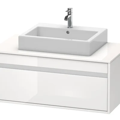 Duravit Ketho - izlietnes skapītis 43x100x55 cm, ar 1 atvilktni, balts spīdīgs KT669502222