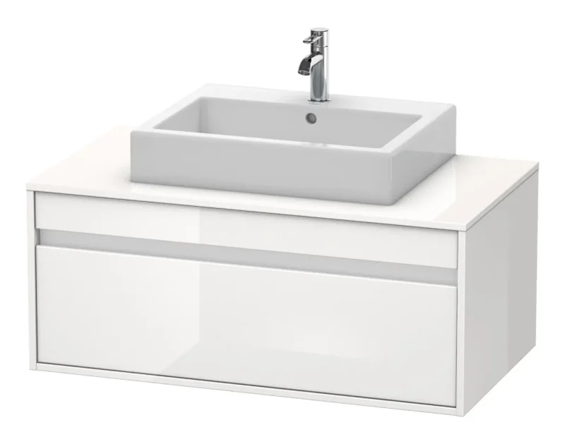 Duravit Ketho - izlietnes skapītis 43x100x55 cm, ar 1 atvilktni, balts spīdīgs KT669502222