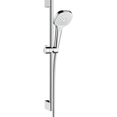 Hansgrohe Croma Select E - dušas komplekts Vario 0,65 m, balts / hromēts 26582400