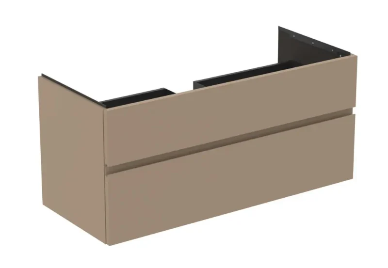 Ideal Standard Finesse - izlietnes skapītis, 120x51x55 cm, 2 atvilktnes, Matēti Greige E3394UP