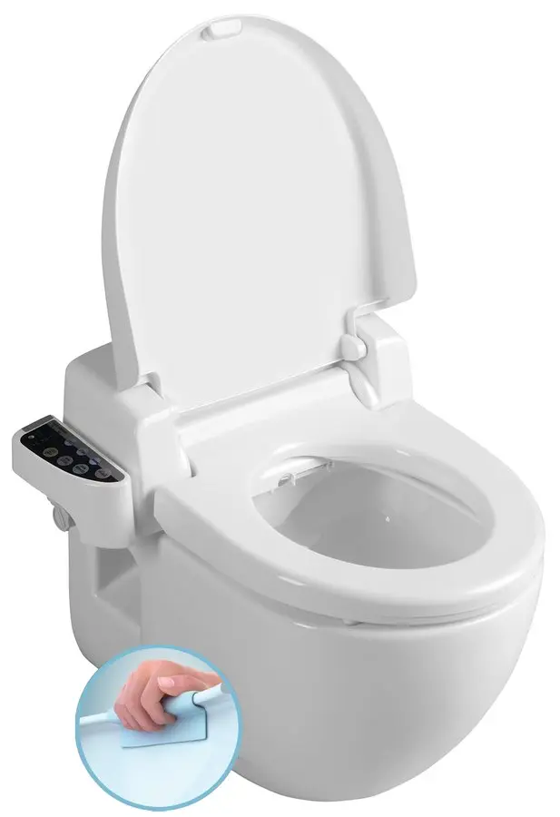 Sapho Brilla - dušas WC, SoftClose, Rimless, balts NB-R770D-1