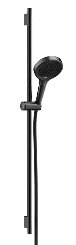 Hansgrohe Rainfinity - dušas komplekts: rokas duša, stienis un šļūtene, 3 strūklas veidi, hroms melns birstēts 28743340