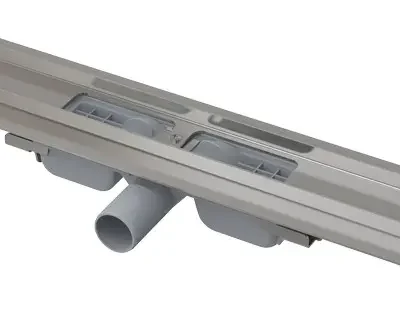 Alcadrain dušas notekas - dušas noteka 85 cm, ar apmali perforētam režģim, nerūsējošais tērauds APZ101-850