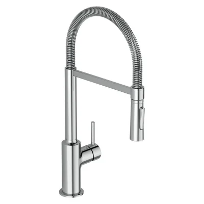 Ideal Standard Ceralook - virtuves izlietnes maisītājs Semi Profi ar atsperes roku, BlueStart, hroms BC302AA