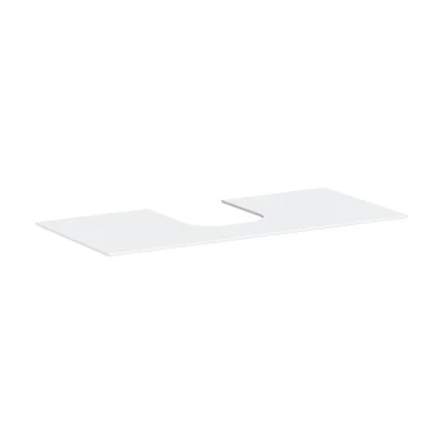 Hansgrohe Xevolos E - izlietnes plātne, 118x55 cm, izgriezums vidū, balts matēts 54210700