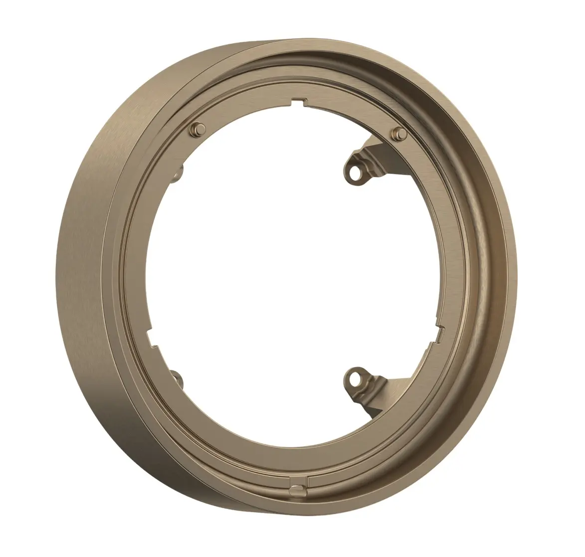 Axor ShowerSelect ID - pagarinājums 17x17 cm, birstēta bronza 13646140