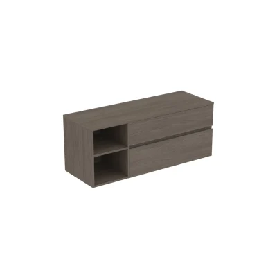 Ideal Standard Finesse - izlietnes skapītis, 140x51x56 cm, 2 atvilktnes, Dark Elm E3439UR