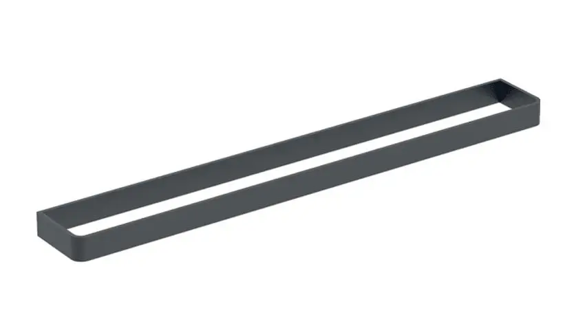 Geberit iCon - dvieļu turētājs vannas istabas mēbelēm, garums 424 mm, matēti melns 502.328.14.1