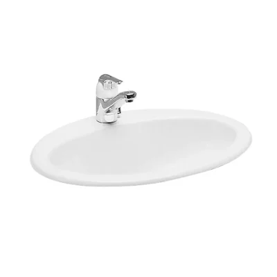 Laufen Indova - iebūvējama izlietne, 61x48 cm, 1 caurums maisītājam, balta H8113920000001