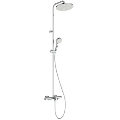 Ideal Standard Ceratherm T25 - dušas komplekts ar vannas termostatu, diametrs 25 cm, 2 strūklas veidi, hroms A8480AA