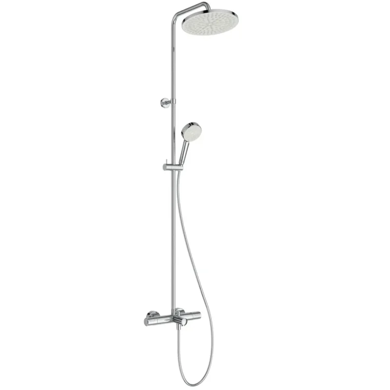 Ideal Standard Ceratherm T25 - dušas komplekts ar vannas termostatu, diametrs 25 cm, 2 strūklas veidi, hroms A8480AA