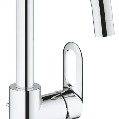 Grohe BauLoop - izlietnes maisītājs ar noteci, hroms 23091000