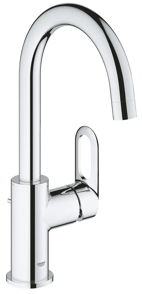 Grohe BauLoop - izlietnes maisītājs ar noteci, hroms 23091000