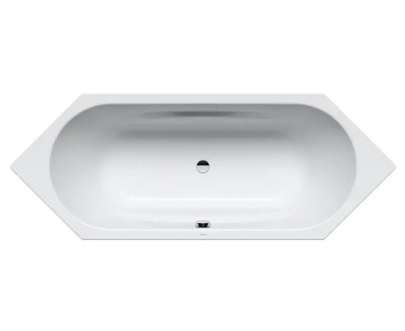 Kaldewei Ambiente - vanna Vaio Duo 6 952, 210x80 cm, ar pērļu efektu, balta 233200013001