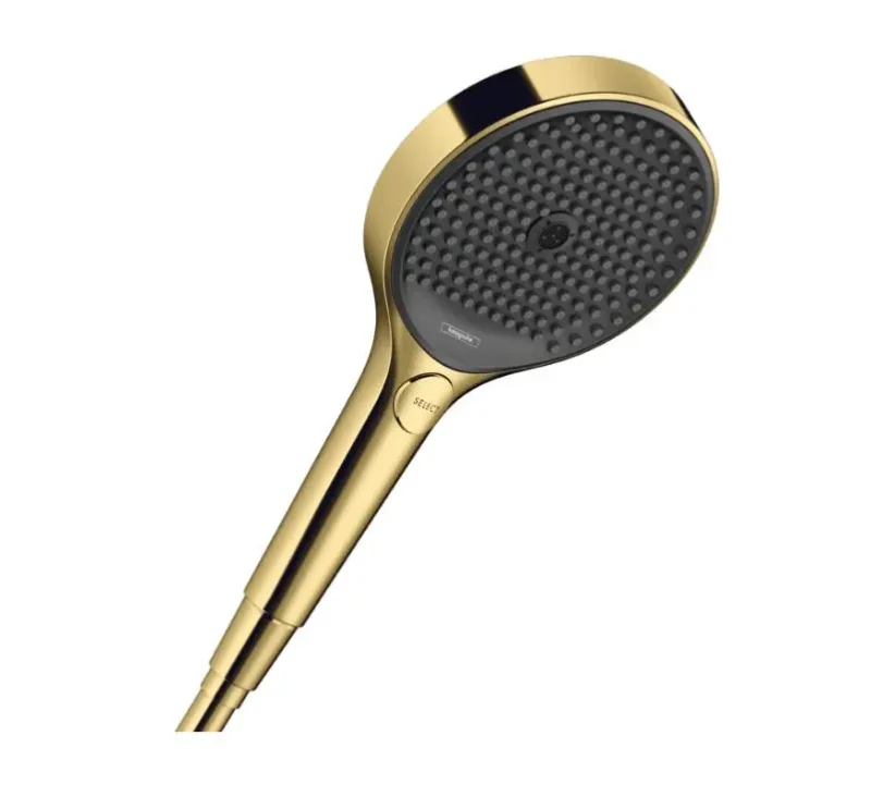 Hansgrohe Rainfinity - rokas duša, 3 strūklas veidi, EcoSmart+, pulēta zelta apdare 26862990