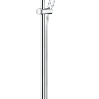 Grohe Rainshower SmartActive Cube - dušas stieņa komplekts 130, 3 strūklas veidi, 90 cm stienis un šļūtene, hroms 26586000