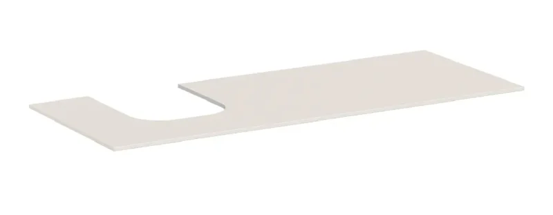 Hansgrohe Xevolos E - izlietnes virsma, 137x55 cm, izgriezums kreisajā pusē, bēšs matēts 54205780