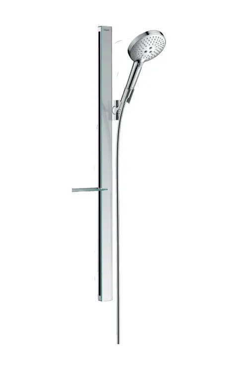 Hansgrohe Raindance Select S - dušas komplekts 120, EcoSmart 9l/min, 3 strūklas, dušas stienis 90 cm, hromēts 27649000