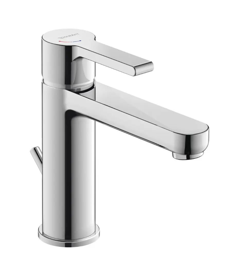 Duravit B.2 - izlietnes maisītājs ar noteces komplektu, MinusFlow, FreshStart, hroms B21023001010