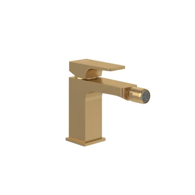 Villeroy & Boch Architectura Square - bidē maisītājs ar noteces vārstu, AquaSmart, matēts zelts TVB12500100076