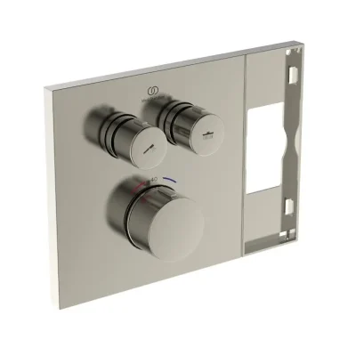 Ideal Standard Ceratherm Navigo Solos - zemapmetuma termostata maisītājs 2 patērētājiem, Silver Storm A7894GN