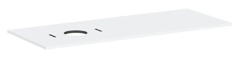 Hansgrohe Xilesa E - izlietnes plātne, 138x55 cm, izgriezums kreisajā pusē, balta matēta 54278700