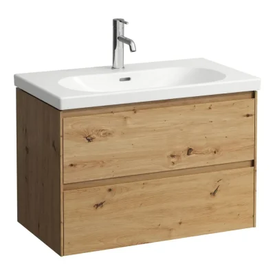 Laufen Lani - izlietnes skapītis, 79x44x52 cm, 2 atvilktnes, ozols H4035521122671