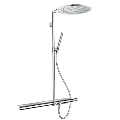 Axor ShowerSolutions - dušas kolonna Showerpipe 800 ar termostata maisītāju - virsapmetuma, hroms 27984000