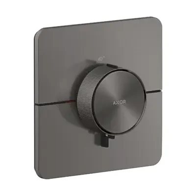 Axor ShowerSelect ID - zemapmetuma termostata maisītājs, HighFlow, hroms melns birstēts 36775340