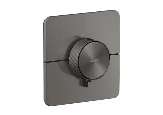 Axor ShowerSelect ID - zemapmetuma termostata maisītājs, HighFlow, hroms melns birstēts 36775340